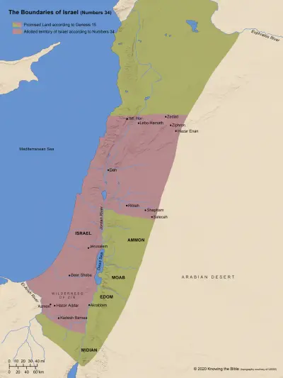 The Boundaries of Israel