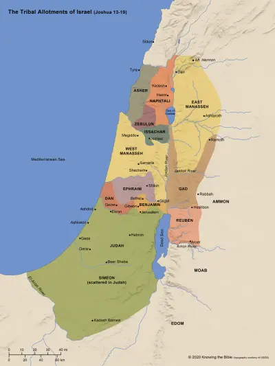 The Tribal Allotments of Israel