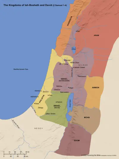 The Kingdoms of Ish-Bosheth and David