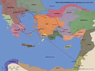 Paul's Second Missionary Journey