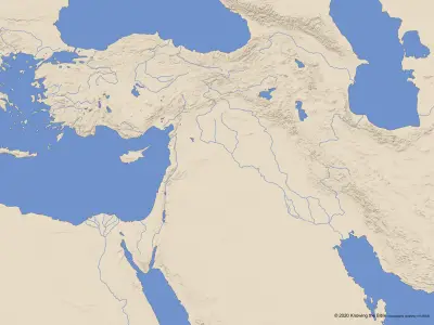 Near East (Blank Base Map)